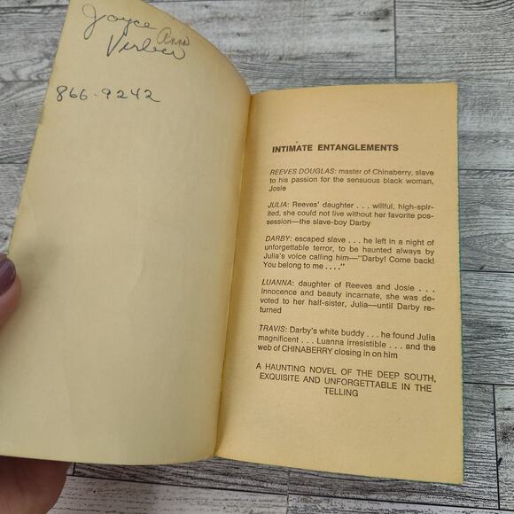 Chinaberry by William Lavender 1976 Pyramid Paperback Historical Fiction - Picture 3 of 13